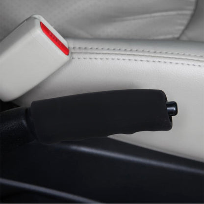 Rubber Car Hand Brake Cover Shift Knob Gear Stick Cushion Cover Car Accessory Interior Decoration Pad, Hand Brake Cove(Khaki), Hand Brake Cove(Blue), Hand Brake CoveRed), Hand Brake Cove(Black), Hand Brake Cove(Grey)
