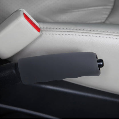 Rubber Car Hand Brake Cover Shift Knob Gear Stick Cushion Cover Car Accessory Interior Decoration Pad, Hand Brake Cove(Khaki), Hand Brake Cove(Blue), Hand Brake CoveRed), Hand Brake Cove(Black), Hand Brake Cove(Grey)