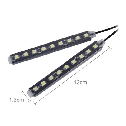 2 in 1 4.5W 18 SMD-5050-LEDs RGB Car Interior Floor Decoration Atmosphere Neon Light Lamp, DC 12V, 2 in 1 4.5W (White Light)