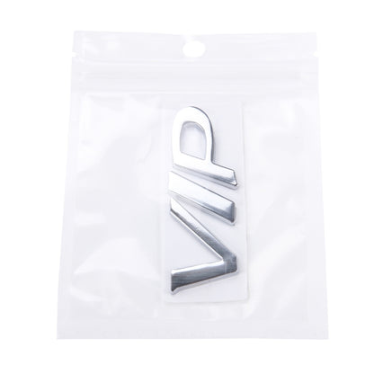 VIP Shape Shining Metal Car Free Sticker, Letter