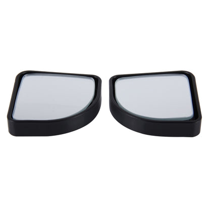 3R-015 2 PCS Car Blind Spot Rear View Wide Angle Mirror, Diameter: 5cm, 3R-015 (Black)