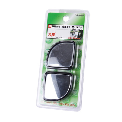 3R-015 2 PCS Car Blind Spot Rear View Wide Angle Mirror, Diameter: 5cm, 3R-015 (Black)