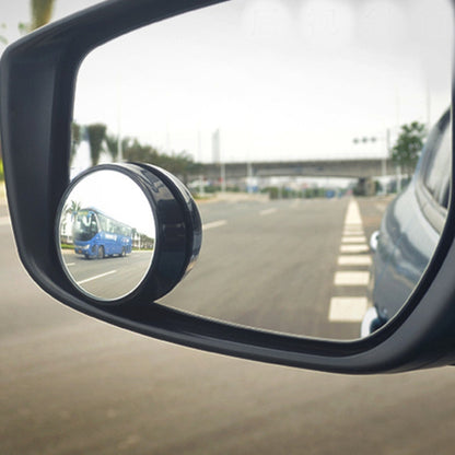3R-023 Car Blind Spot Rear View Wide Angle Mirror, Diameter: 7.5cm, 3R-023 (Black)
