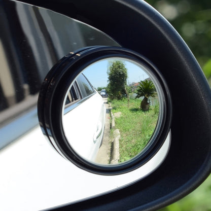3R-023 Car Blind Spot Rear View Wide Angle Mirror, Diameter: 7.5cm, 3R-023 (Black)