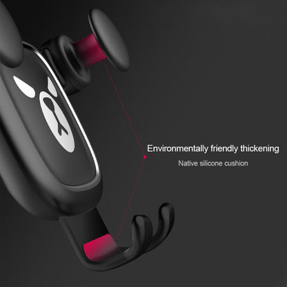 Big Eyes Pattern Gravity Cartoon Air Vent Car Mount Phone Holder, Big Eyes(Black), Big Eyes(Silver)