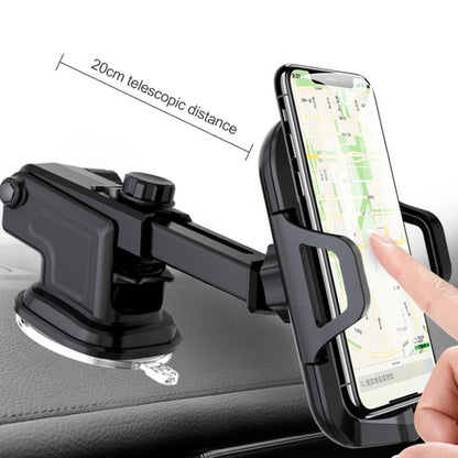 Multi-function Vehicle Navigation Frame Suction Cup Car Mount Phone Holder, Suction Cup Mount Phone Holder (Black)