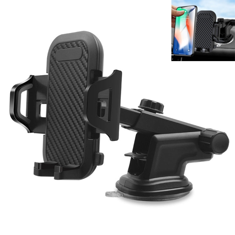Multi-function Vehicle Navigation Frame Suction Cup Car Mount Phone Holder, Suction Cup Mount Phone Holder (Black)