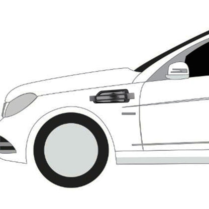 2 PCS Car-Styling Random Decorative Sticker, Black, Random Decorative Sticker