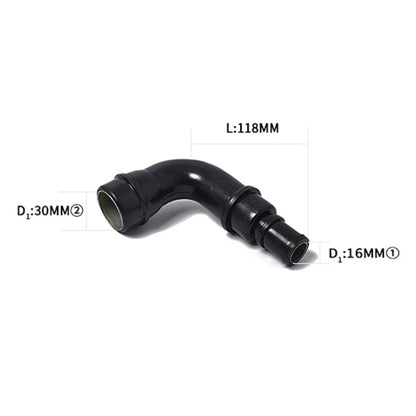 6 PCS Car Engine Crankcase Breather Pipe Hose Tube Kit 06A103213AF 06A103221AH 06A103221AF for Audi / Volkswagen, 6 PCS For Audi / Volkswagen
