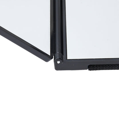SHUNWEI Car Sun Visor Adjustable Mirror Car Makeup Sun-shading Vehicle Mounted Cosmetic Mirror Folding Vanity Mirror Triple Folding Car Interior Makeup Mirror Auto Supplies, SD-2408