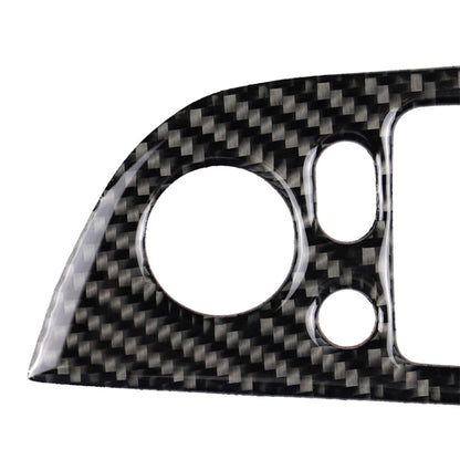 Car Carbon Fiber Window Lift Panel With Folding Key Soild Decorative Sticker for Left Drive BMW Z4  2009-2015, Window Lift Panel With Folding Key(Soild Color)