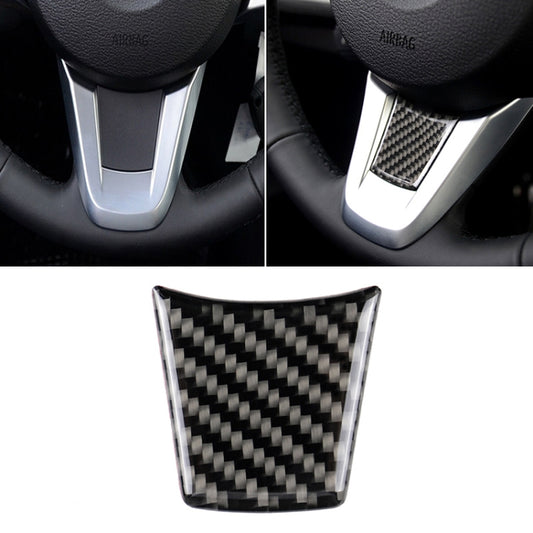 Car Carbon Fiber Steering Wheel Solid Color Decorative Sticker for BMW Z4 2009-2015, Steering Wheel Sticker(Solid Color)