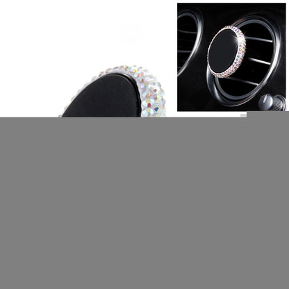 Car Diamond Magnetic Air Outlet Mobile Phone Holder, Air Outlet Holder (Colourful White), Air Outlet e Holder(Colour), Air Outlet Holder(Pink)