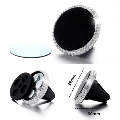Car Diamond Magnetic Air Outlet Mobile Phone Holder, Air Outlet e Holder(Colour), Air Outlet Holder(Pink), Air Outlet Holder (Colourful White)