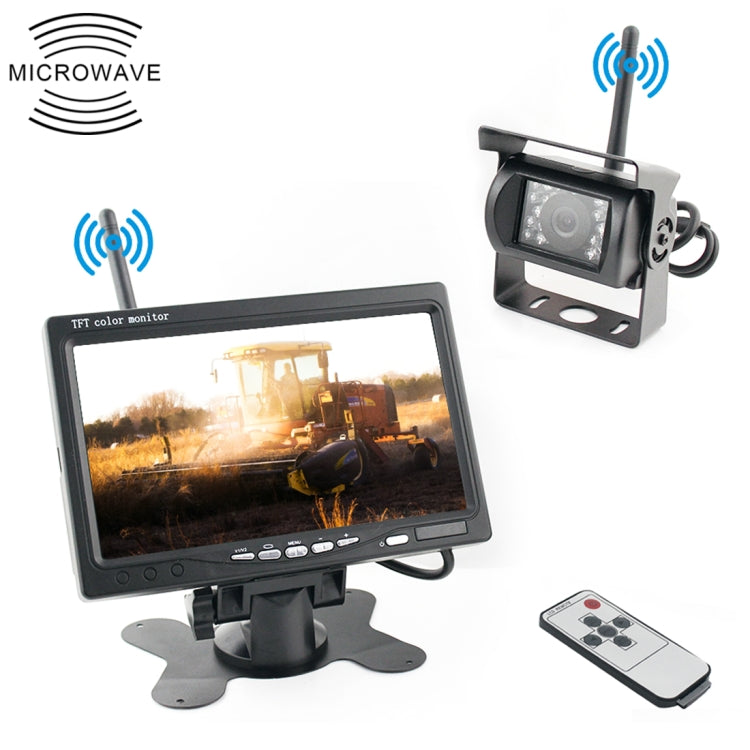 PZ-607-W1-A Wireless Single Cameras Rear View Camera Infrared Night Vision Rear View Parking Reversing System, PZ-607-W1-A