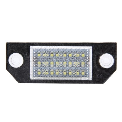 2 PCS License Plate Light with 24  SMD-3528 Lamps for Ford Focus,2W 120LM,6000K, DC12V(White Light), For Ford Focus