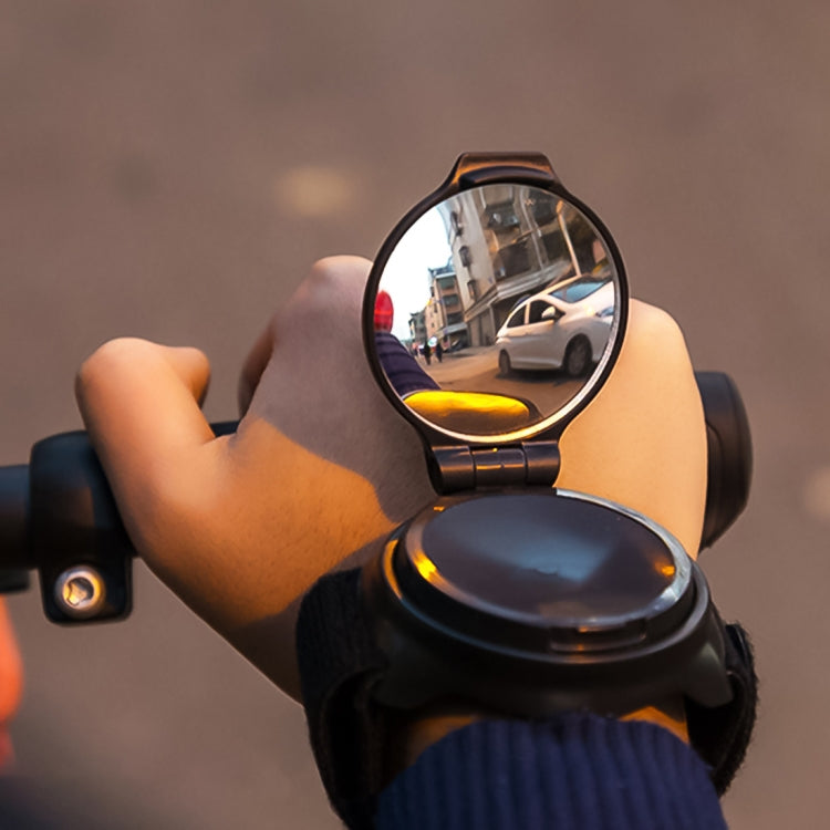 Bicycle 360 Degree Back Mirror Arm Wrist Strap Rear View Mirror, Wrist Strap Rear View Mirror