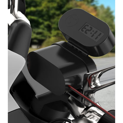 3A Motorcycle Multi-functional Cigarette Lighter Socket Voltmeter + Cigarette Lighter Socket + Dual USB, Voltmeter + Cigarette Lighter Socket + Dual USB