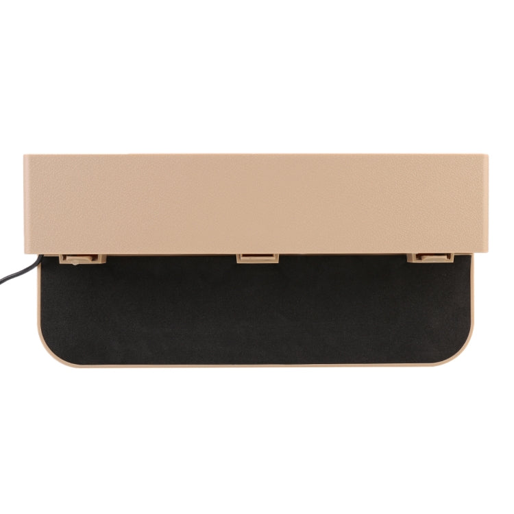 Universal Car Multi-functional Charger Console Side Pocket Seat Gap Side Storage Box, with 2 USB Ports