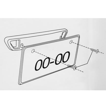 Universal Car License Holder Number Plate Frame Carbon Fiber License Plate Holder, Carbon Fiber License Plate Holder