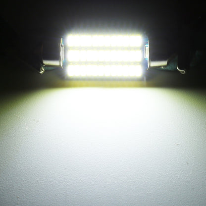 2 PCS 39mm DC12V / 1.5W / 6000K / 100LM 36LEDs SMD-3014 Car License Plate Light / Dome Light, with Decoder, 1.5W 39mm