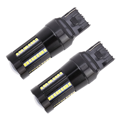 2 PCS T20 / 7443  DC9-16V / 8.2W(H) 2.7W(L) / 6000K / 655LM Car Auto Brake Lights 66LEDs SMD-2016 Lamps, 7443