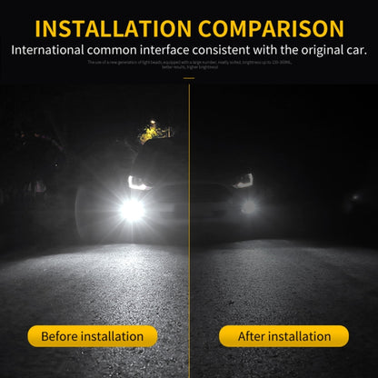 2 PCS H11 / H8 DC9-16V / 8.2W / 6000K / 655LM Car Auto Fog Light 66LEDs SMD-2016 Lamps, H11 / H8