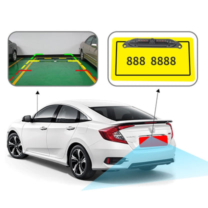 PZ423 America Car License Plate Frame 120 Degree Rear View Camera, PZ423