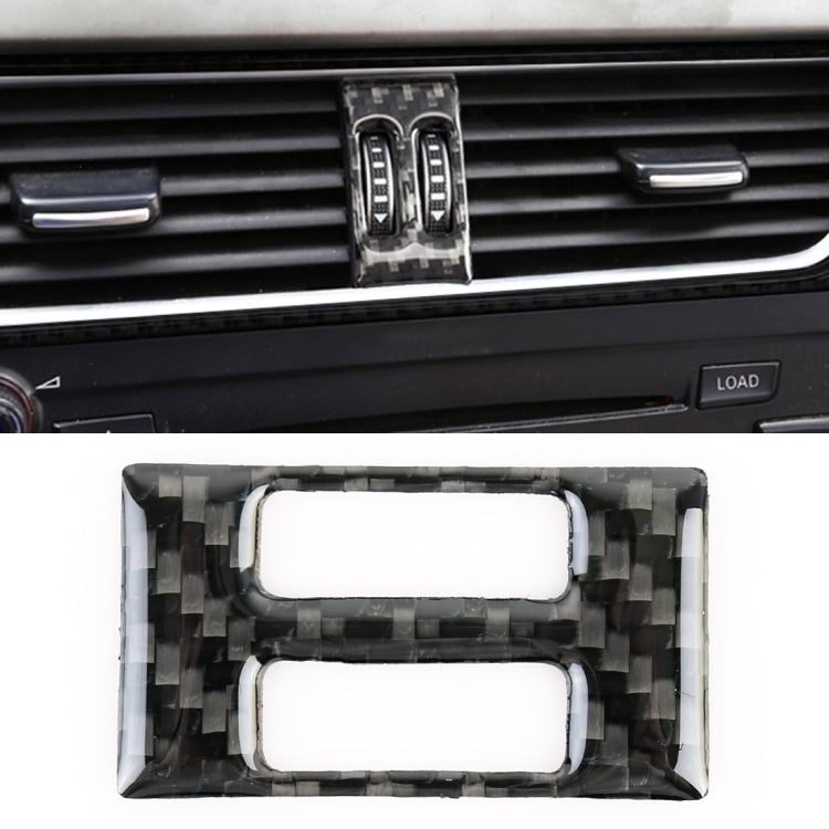 Car Carbon Fiber Air Conditioning Switch Decorative Sticker for Audi A4L / A5 / Q5 2009-2016, Air Conditioning Switch