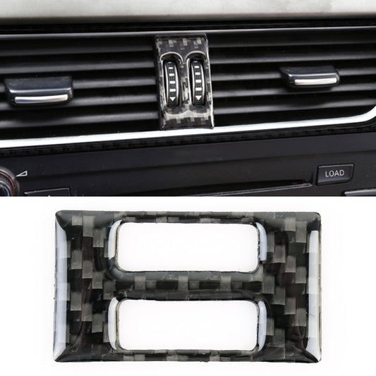 Car Carbon Fiber Air Conditioning Switch Decorative Sticker for Audi A4L / A5 / Q5 2009-2016, Air Conditioning Switch