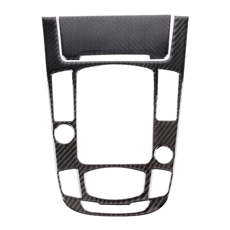 2 PCS Car Carbon Fiber Gear Panel Decorative Sticker for Audi A4L / A5 / Q5 2009-2016, Gear Panel(E)