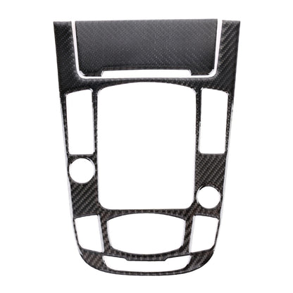 2 PCS Car Carbon Fiber Gear Panel Decorative Sticker for Audi A4L / A5 / Q5 2009-2016, Gear Panel(E)