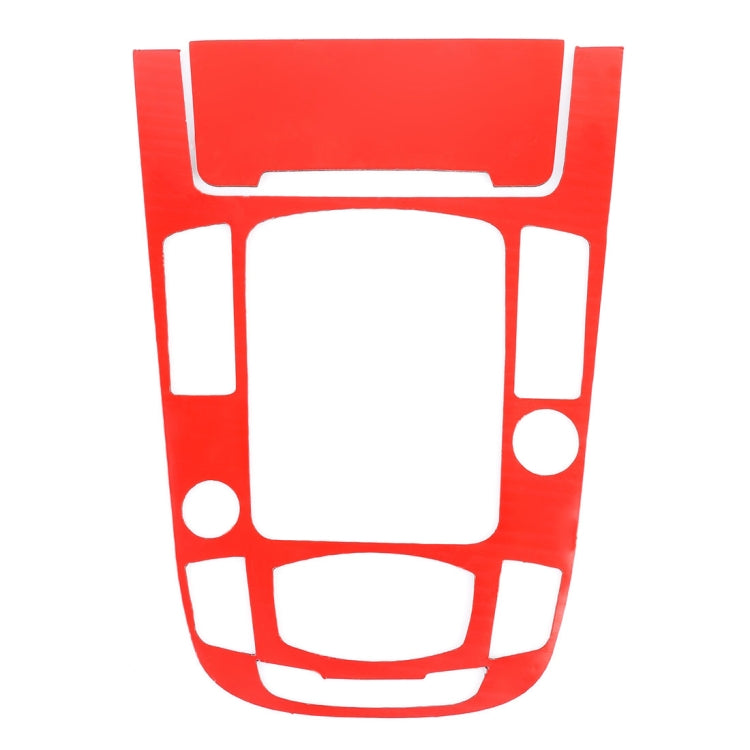 2 PCS Car Carbon Fiber Gear Panel Decorative Sticker for Audi A4L / A5 / Q5 2009-2016, Gear Panel(E)