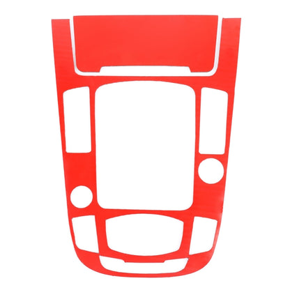 2 PCS Car Carbon Fiber Gear Panel Decorative Sticker for Audi A4L / A5 / Q5 2009-2016, Gear Panel(E)