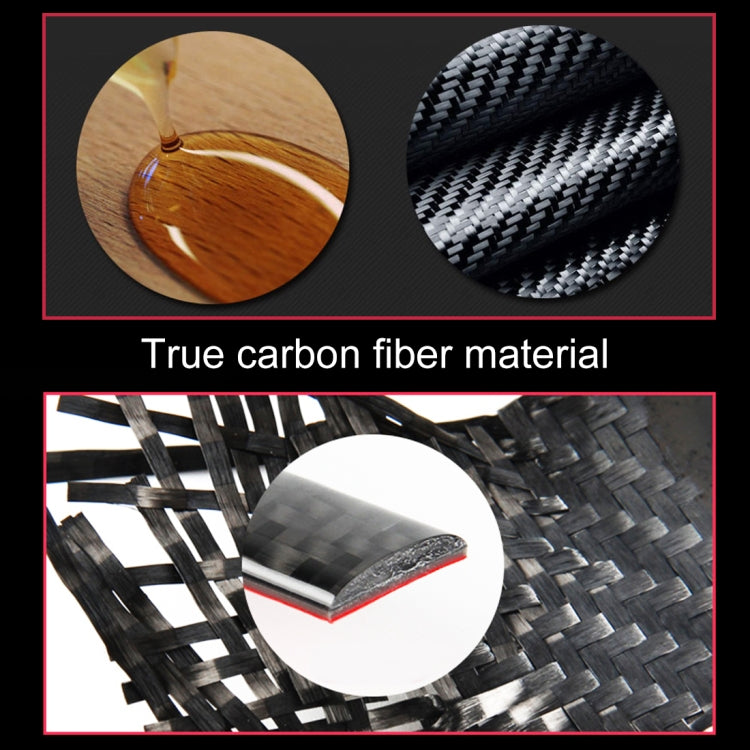 2 PCS Car Carbon Fiber Gear Panel Decorative Sticker for Audi A4L / A5 / Q5 2009-2016, Gear Panel(E)
