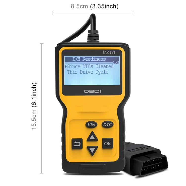 V310 Car Handheld V1.1 OBD2 Fault Detector OBD2 Diagnostic Tool, V310