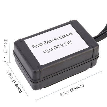 Universal Car 3 PIN DC 9-24V LED Light Strobe Flash Remote Control, 3 PIN (A)