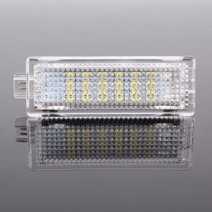 2 PCS LED Car DC 12V 1.5W 6000K 100LM Door Lights 18LEDs SMD-3528 Lamps for BMW E81, For BMW E81
