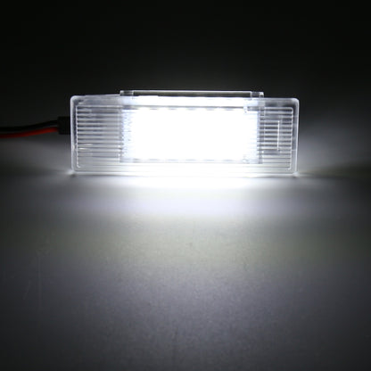 2 PCS LED Car DC 12V 1.5W 6000K 100LM Door Lights 18LEDs SMD-3014 Lamps for BMW F10, For BMW F10