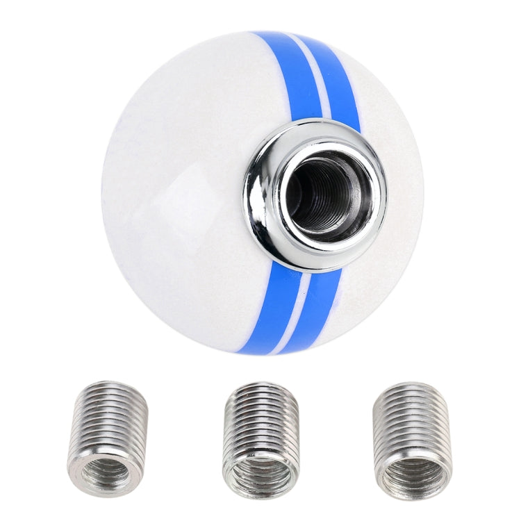 Universal Vehicle Ball Shape Modified Resin Shifter Manual 6-Speed Left-R Gear Shift Knob