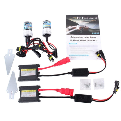 2PCS 35W H8/H11 2800 LM Slim HID Xenon Light with 2 Alloy HID Ballast, High Intensity Discharge Lamp, Color Temperature: 8000K, H8/H11