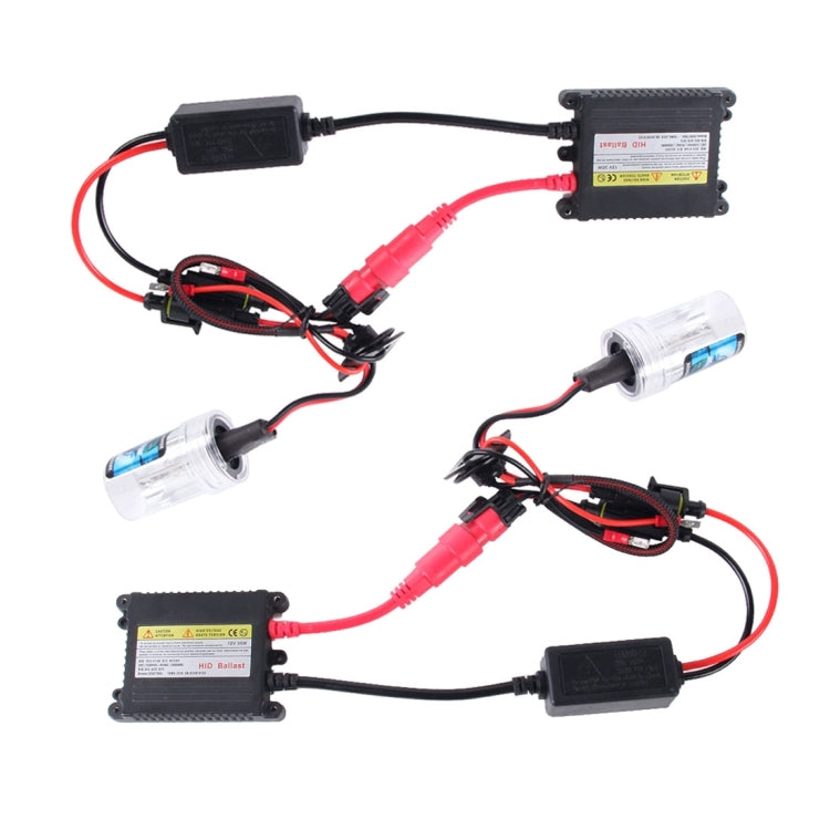 2PCS 35W H8/H11 2800 LM HID Xenon Light with 2 Alloy HID Ballast, High Intensity Discharge Lamp, Color Temperature: 4300K, H8/H11