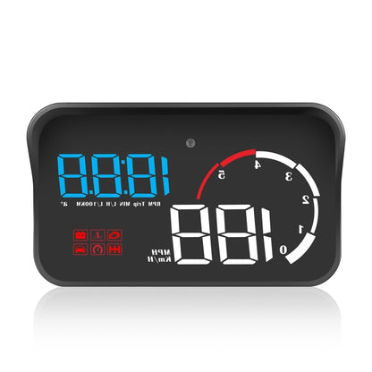 M10 3.5 inch Universal Car OBD2 HUD Vehicle-mounted Head Up Display, M10(Blue), M10(Yellow)