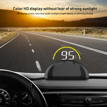 C700 2.6 inch Universal Car OBD2 HUD Vehicle-mounted Head Up Display, C700
