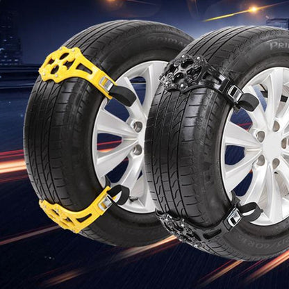 6PCS Car Snow Tire Anti-skid Chains For Family Car, Anti-skid Chains 3