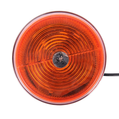 Brilliant Strong Xenon Strong Magnetic Doom Installation Flash Strobe Warning Light, DC 12V, Wire Length: 60cm, Yellow Light