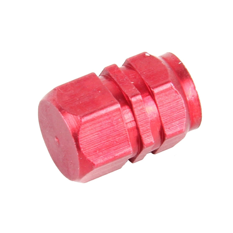 4PCS SA Metal Plated Hexagon Shape Universal Tire Valve Stem Cap, Hexagon Shape