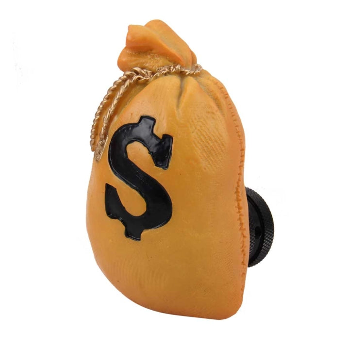 Dollar Money Bag Shaped Universal Vehicle Car Shifter Cover Manual Automatic Gear Shift Knob, Money Bag Shaped