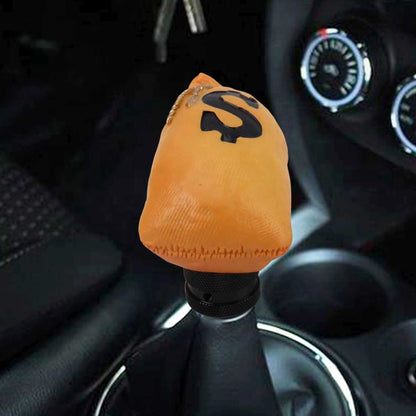 Dollar Money Bag Shaped Universal Vehicle Car Shifter Cover Manual Automatic Gear Shift Knob, Money Bag Shaped