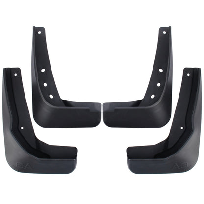 4 PCS Car Auto Semi-Rigid PVC Splash Flaps Mudguards Fender Guard for Audi A3 Sedan 2017-2020, For A3 Sedan